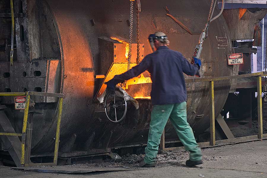 MANUFACTURING — heavy steel foundry — Unicast